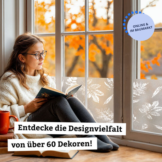 Fensterfolie static window border Falling Leaves image number null